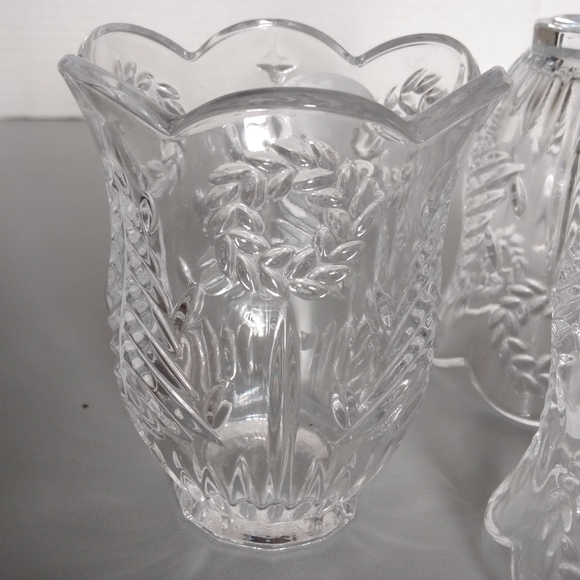Vintage St George crystal 24% lead crystal Christmas tree Candle holders - Picture 3 of 8